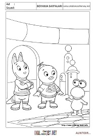 back-yardigans boyama sayfaları